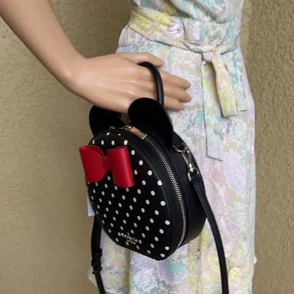 Kate Spade: disney x kate spade new york minnie mouse crossbody bag - Picture 7 of 16